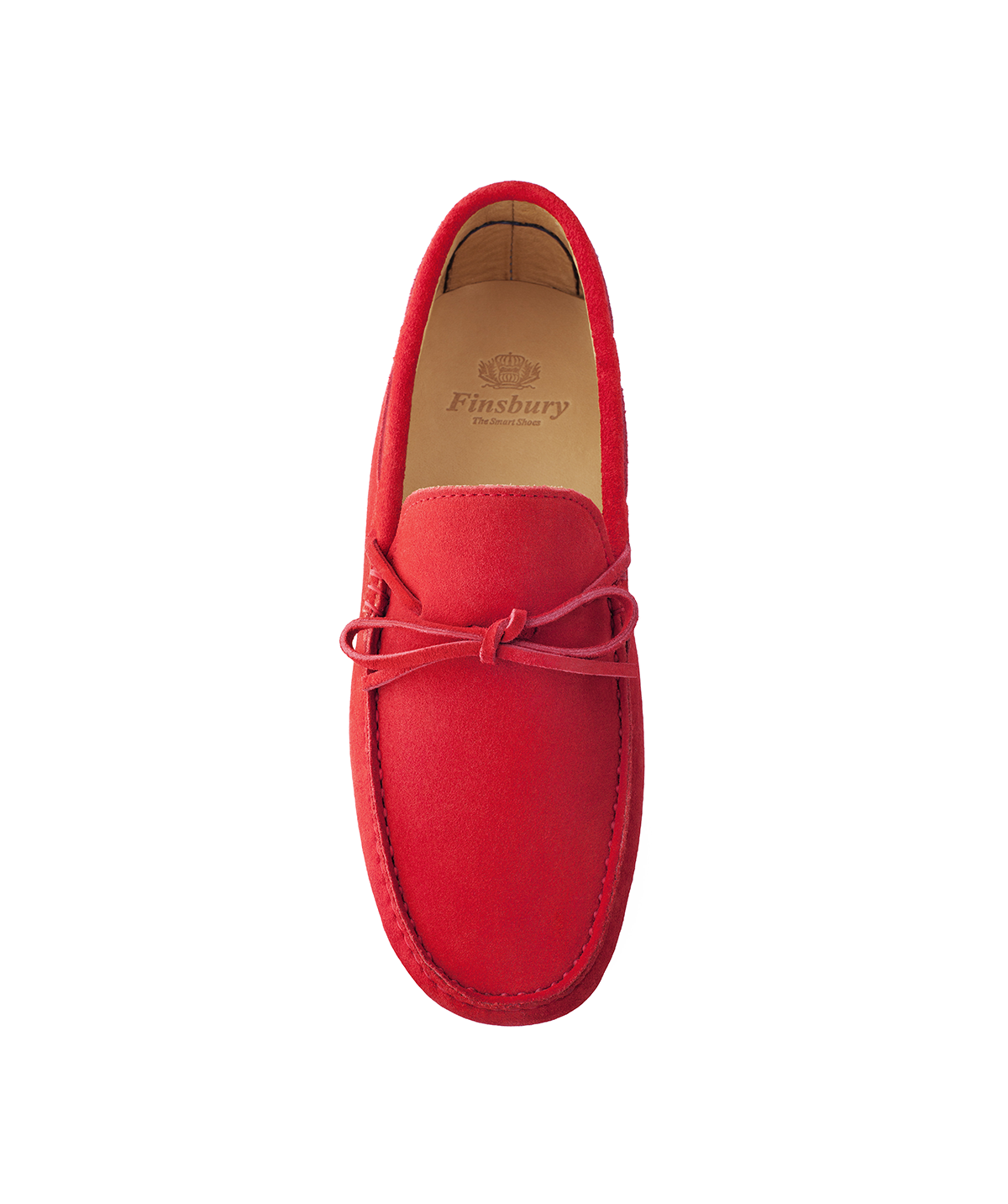 Gino Red Suede Men's Loafers - Finsbury Shoes