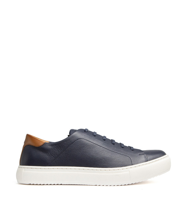 Grained Navy Murphy Sneaker