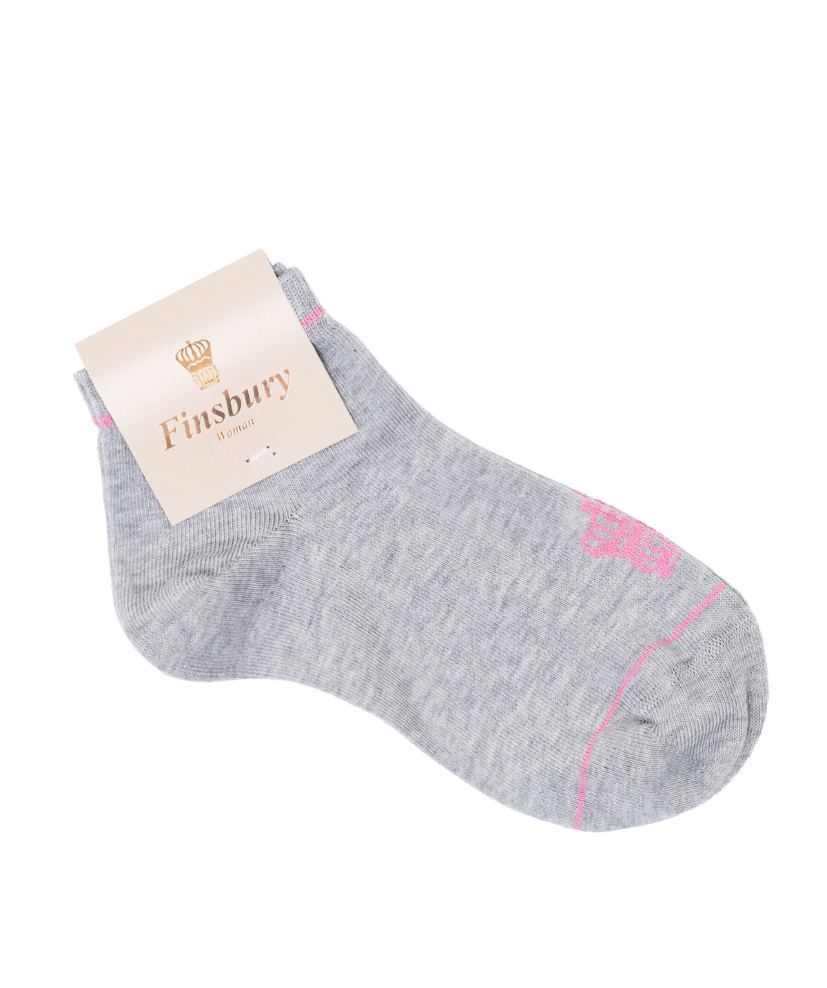 Chaussettes courtes Claudia Gris