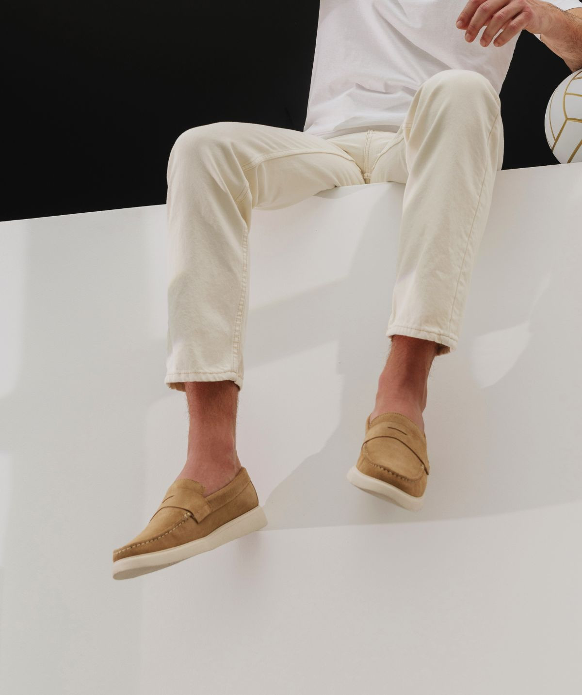 Acapulco Sand Suede Calfskin Loafer