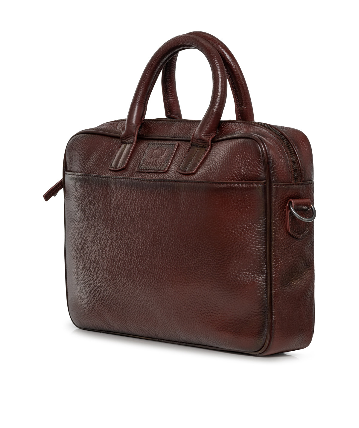 Burgundy Grene Grained Briefcase