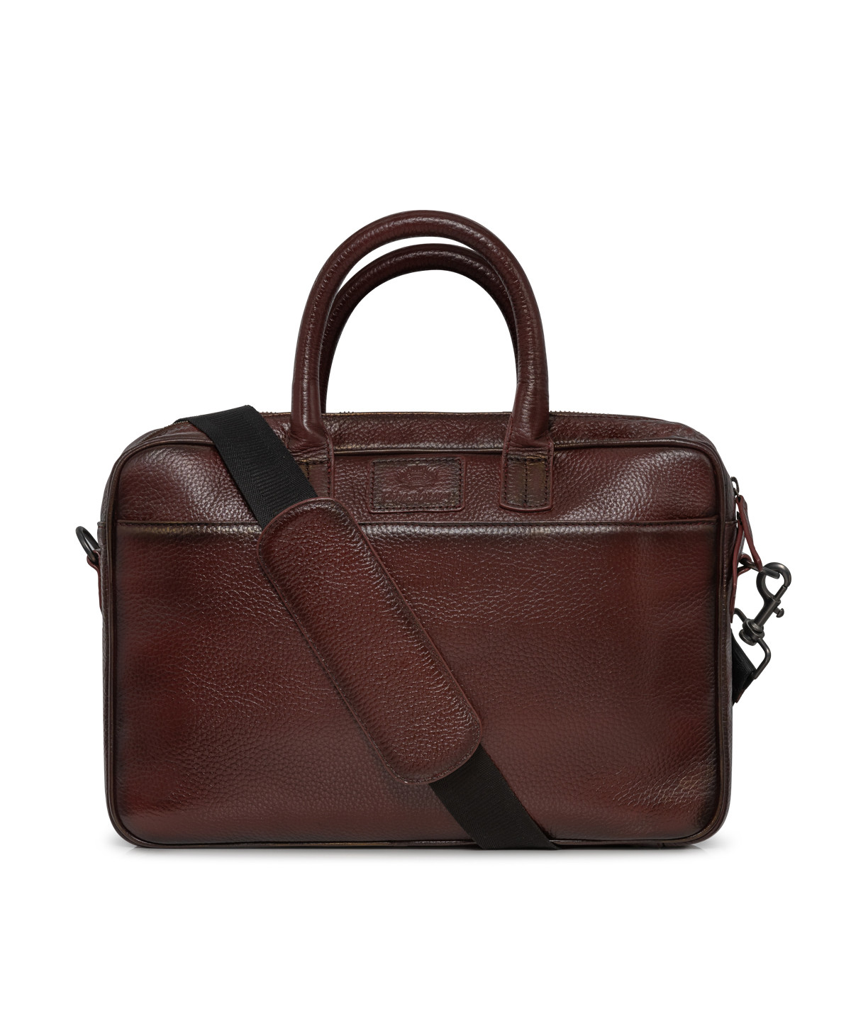 Burgundy Grene Grained Briefcase