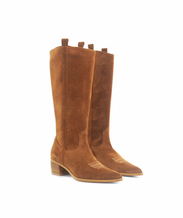 Bottes Santiags JUDITH Camel