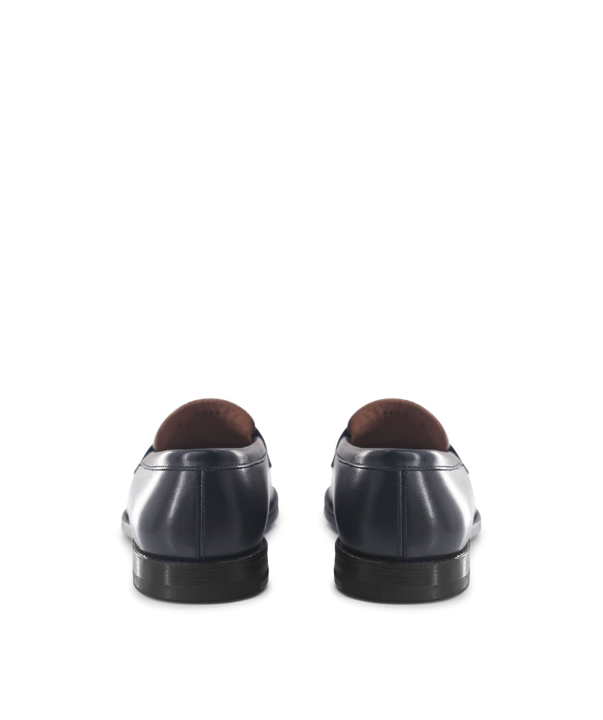 Mocassin Bicolore LILOU Marine et Blanc