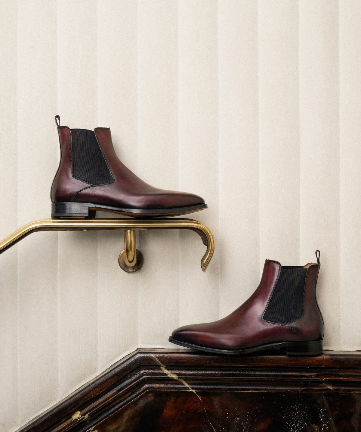 FIRENZE Burgundy Ankle Boots