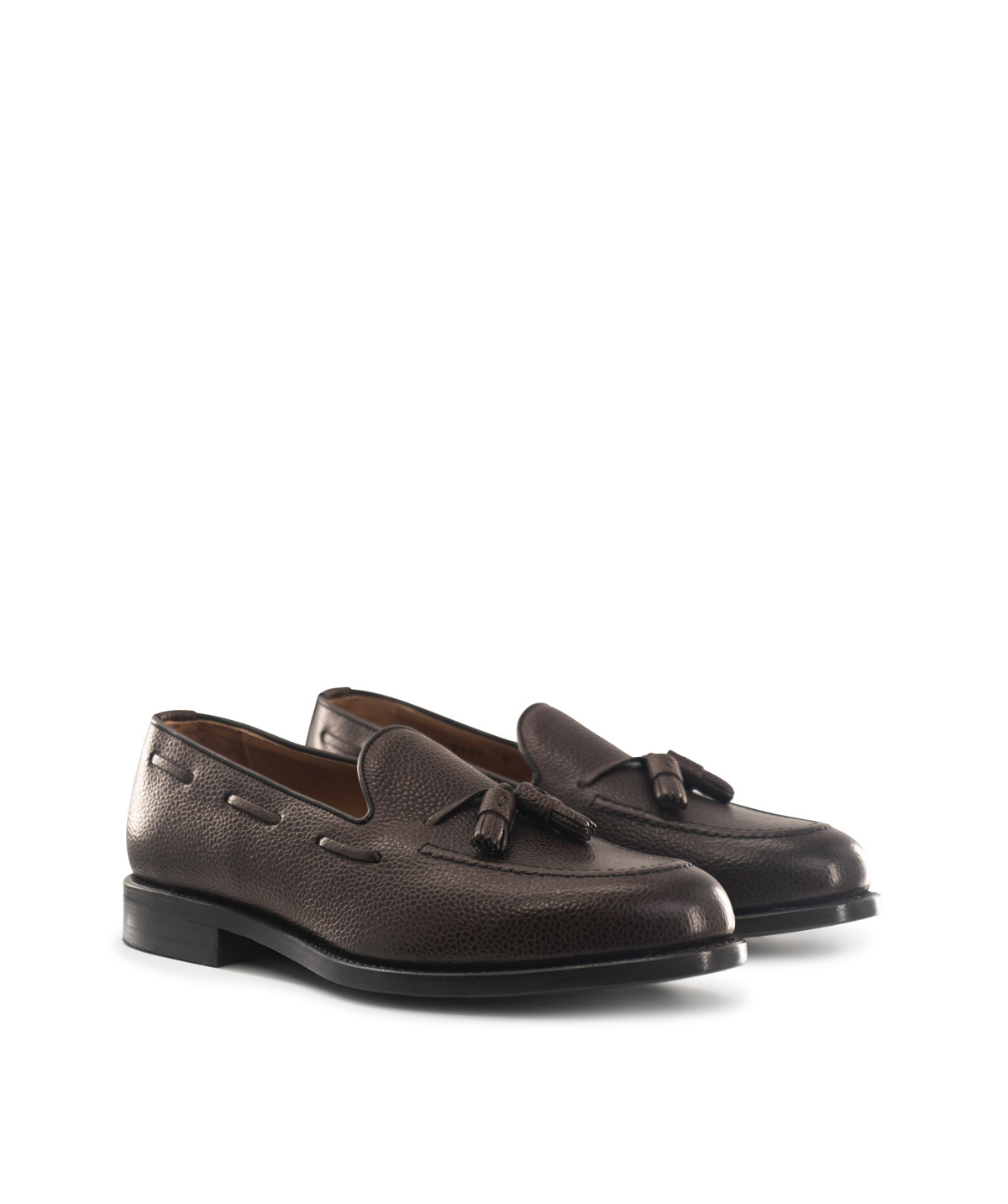 Loafers OLDEN Brown Grained