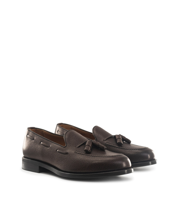 Loafers OLDEN Brown Grained