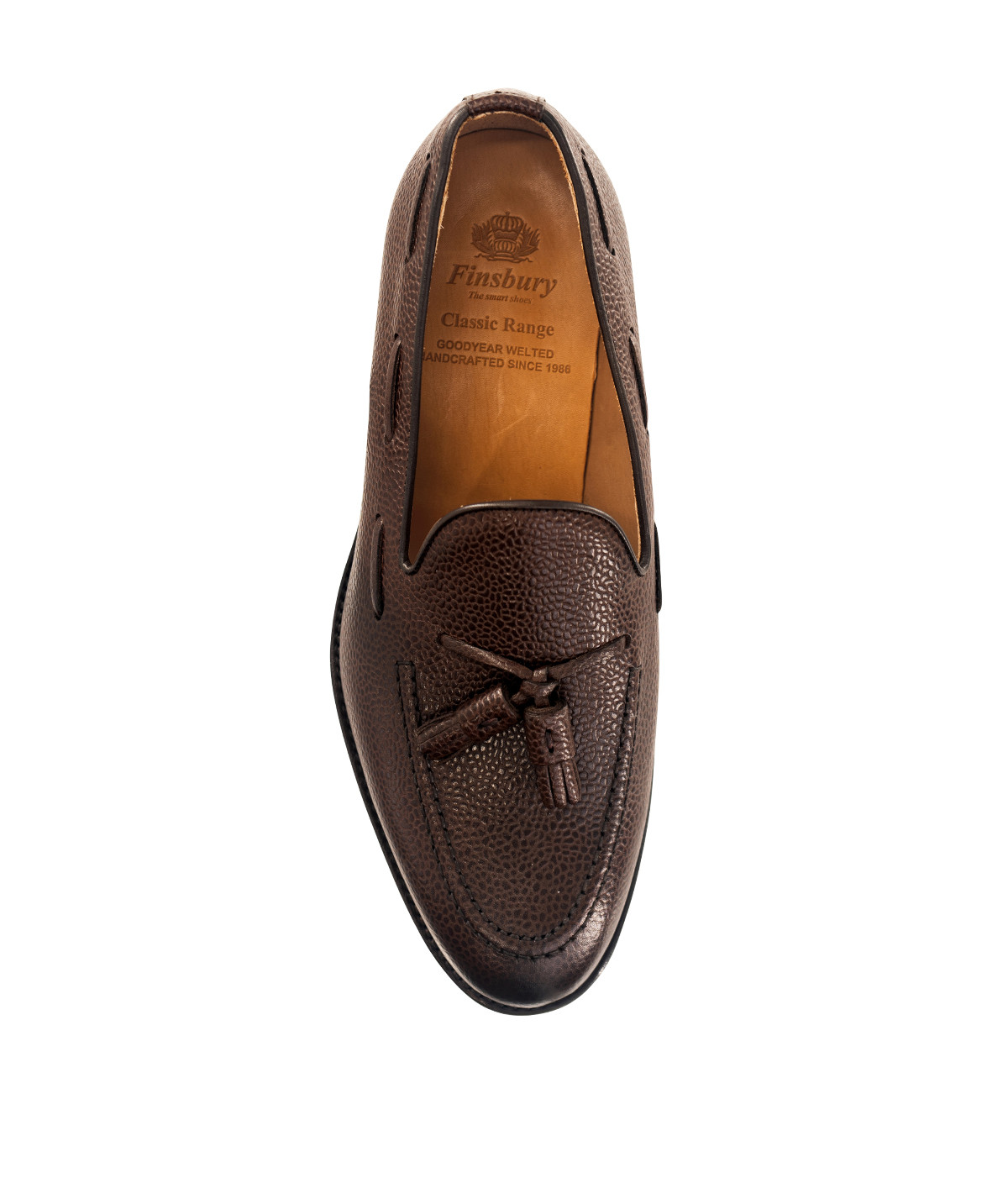 Loafers OLDEN Brown Grained