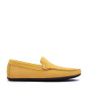 Mocassin dandy veau velours jaune