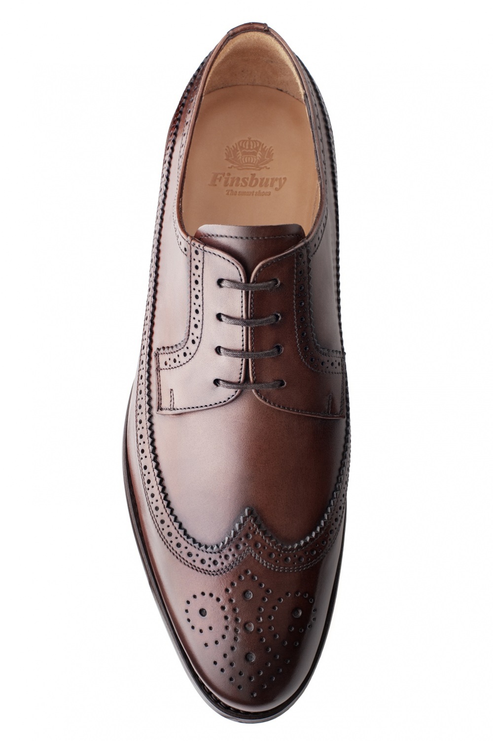 Barton Chestnut Men's Derby Shoe - Finsbury Shoes