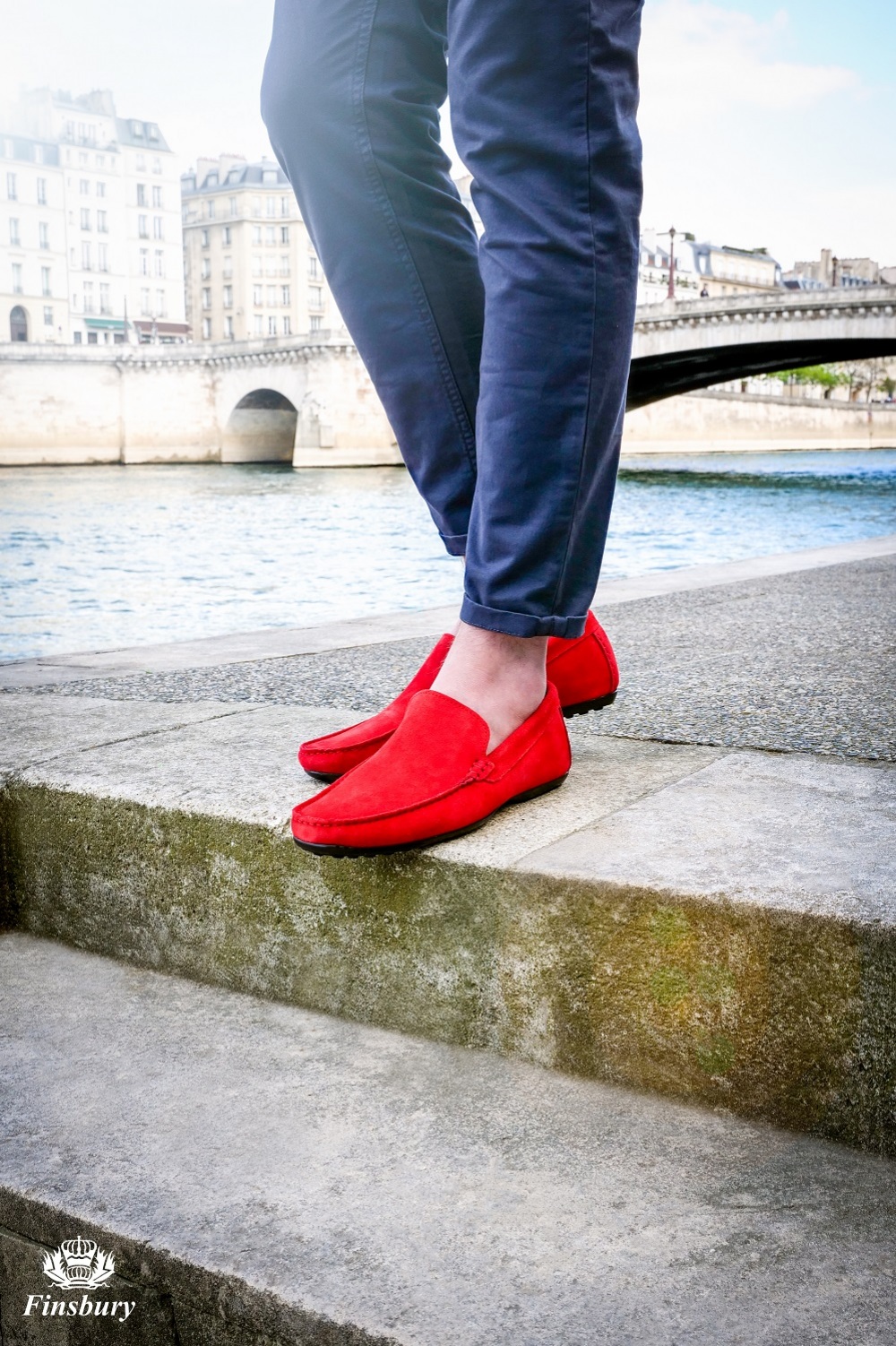 Dandy Red Suede Men's Loafers 