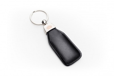 Leather Key Ring Black Patina