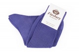 Chaussettes homme bleu indigo